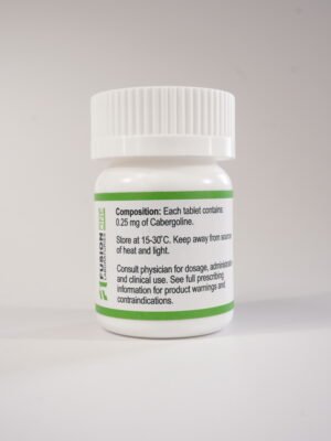 caber (cabergoline) 0.25mg – 20 tablets by fusion one laboratories